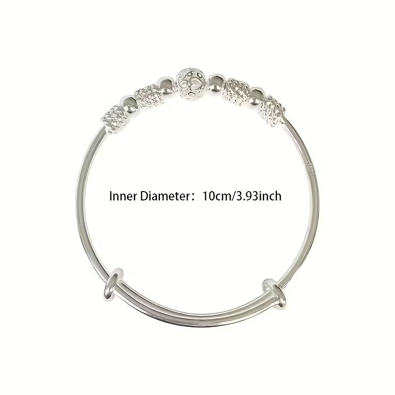 Elegant Round Bead Sliding Bracelet