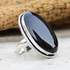 Black Zirconia Statement Ring