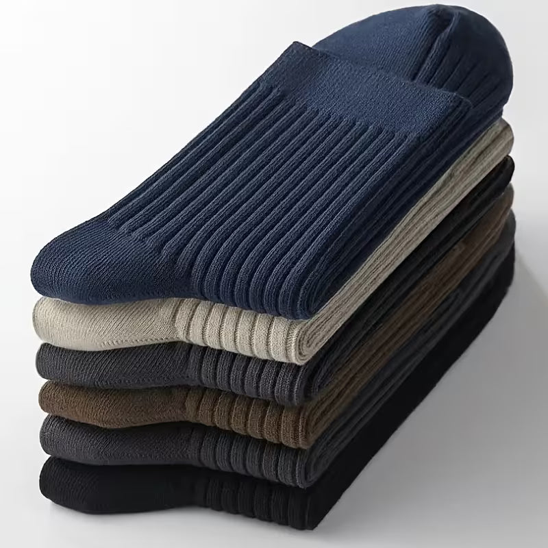 Men's Breathable Crew Socks – All-Season Comfort & Performance