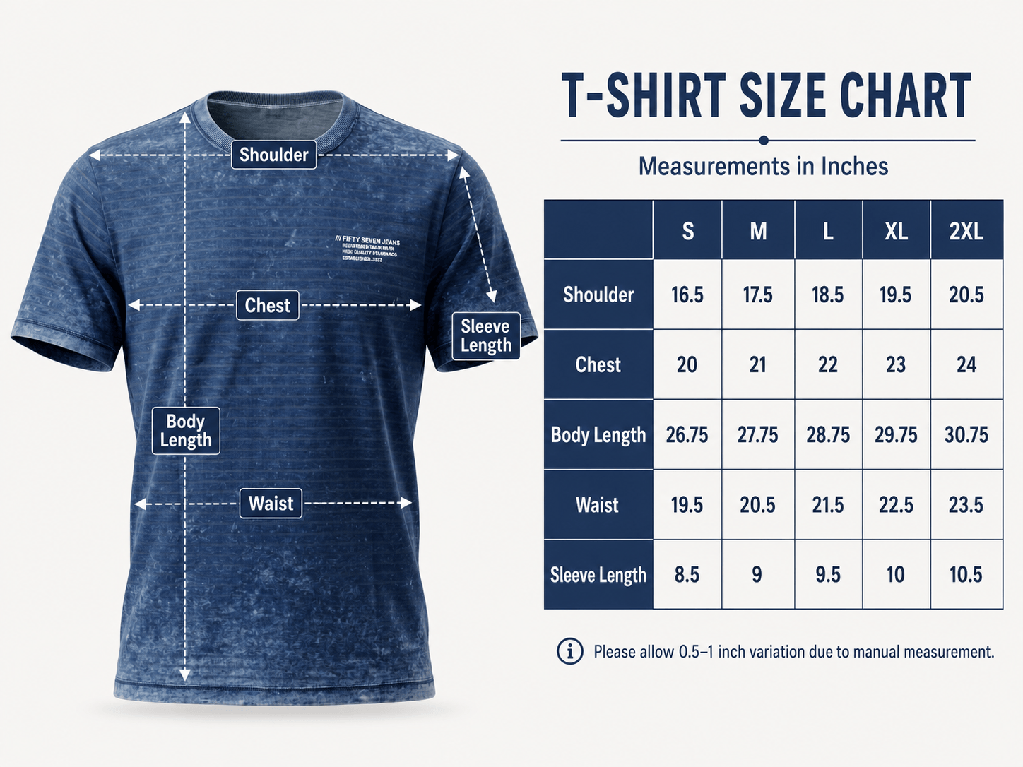 Unique Denim Reversible Tee