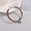 Double Layer Adjustable Anklet for Women