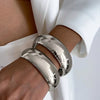 Vintage Punk Irregular Snake Pattern Thick Bracelet