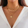 Vintage Snake Chain Layered Necklace Set