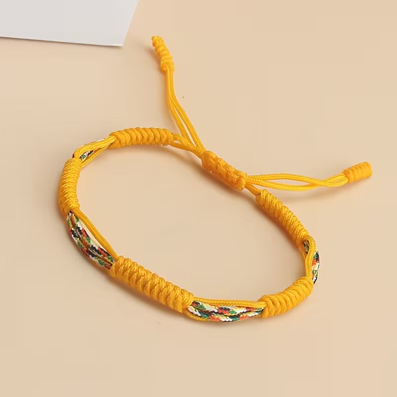 Adjustable 7-Knot Friendship Bracelet