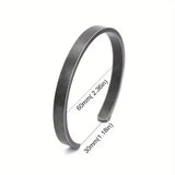 Men’s Vintage Viking Stainless Steel Bangle