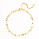 Classic Stainless Steel Chain Anklet