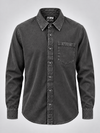 Men's 100% cotton vintage washed shirt