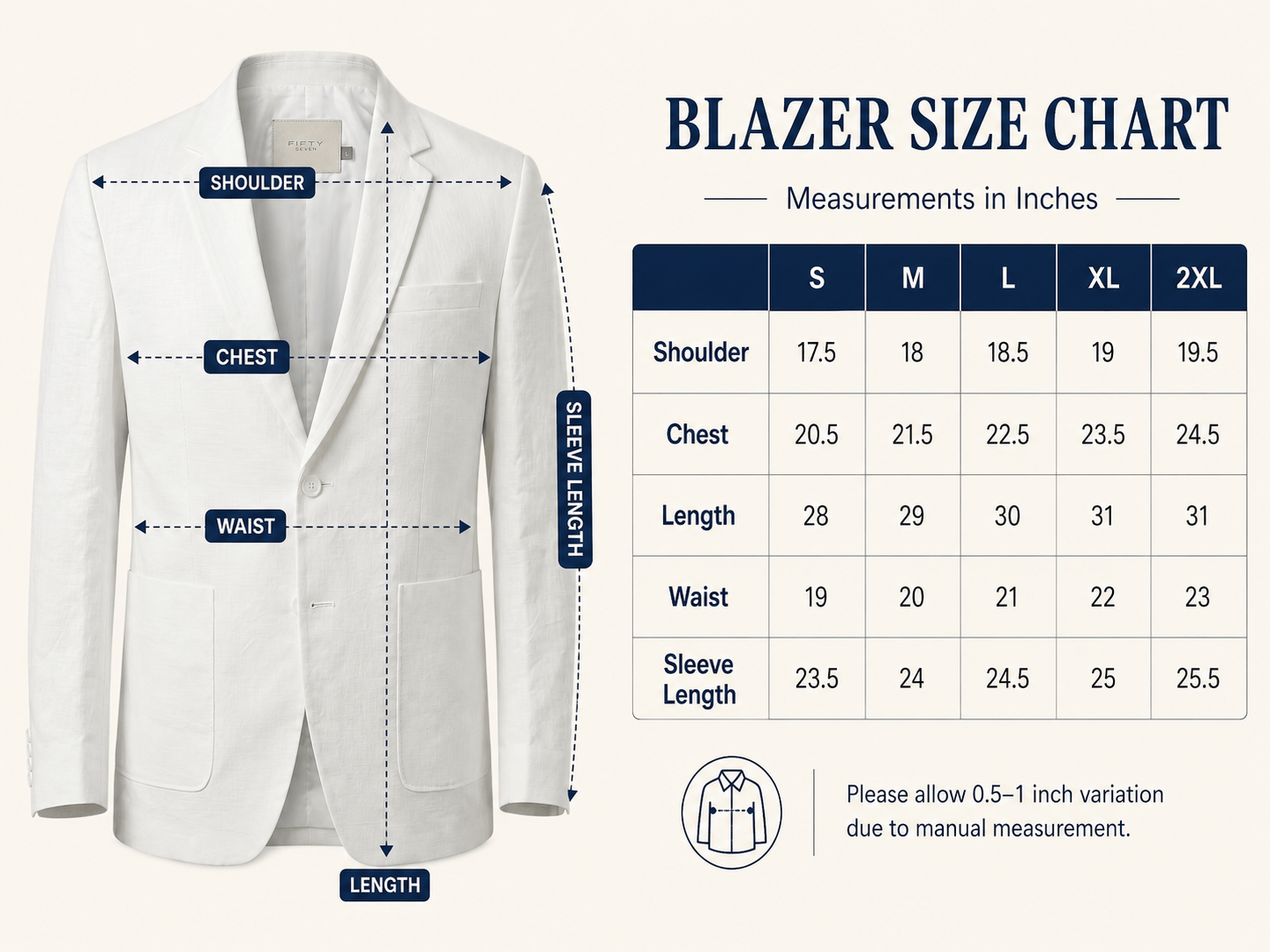 Men's Linen Sports Blazer