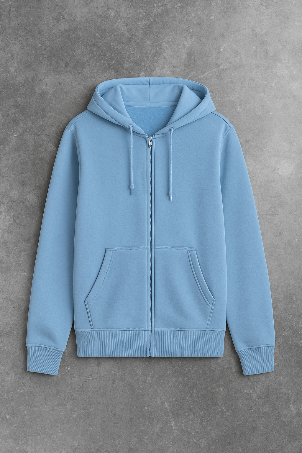 Heavy Zip Front Hoodie