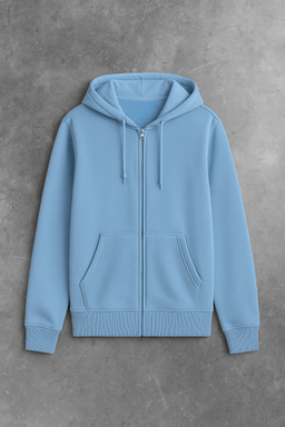 Heavy Zip Front Hoodie