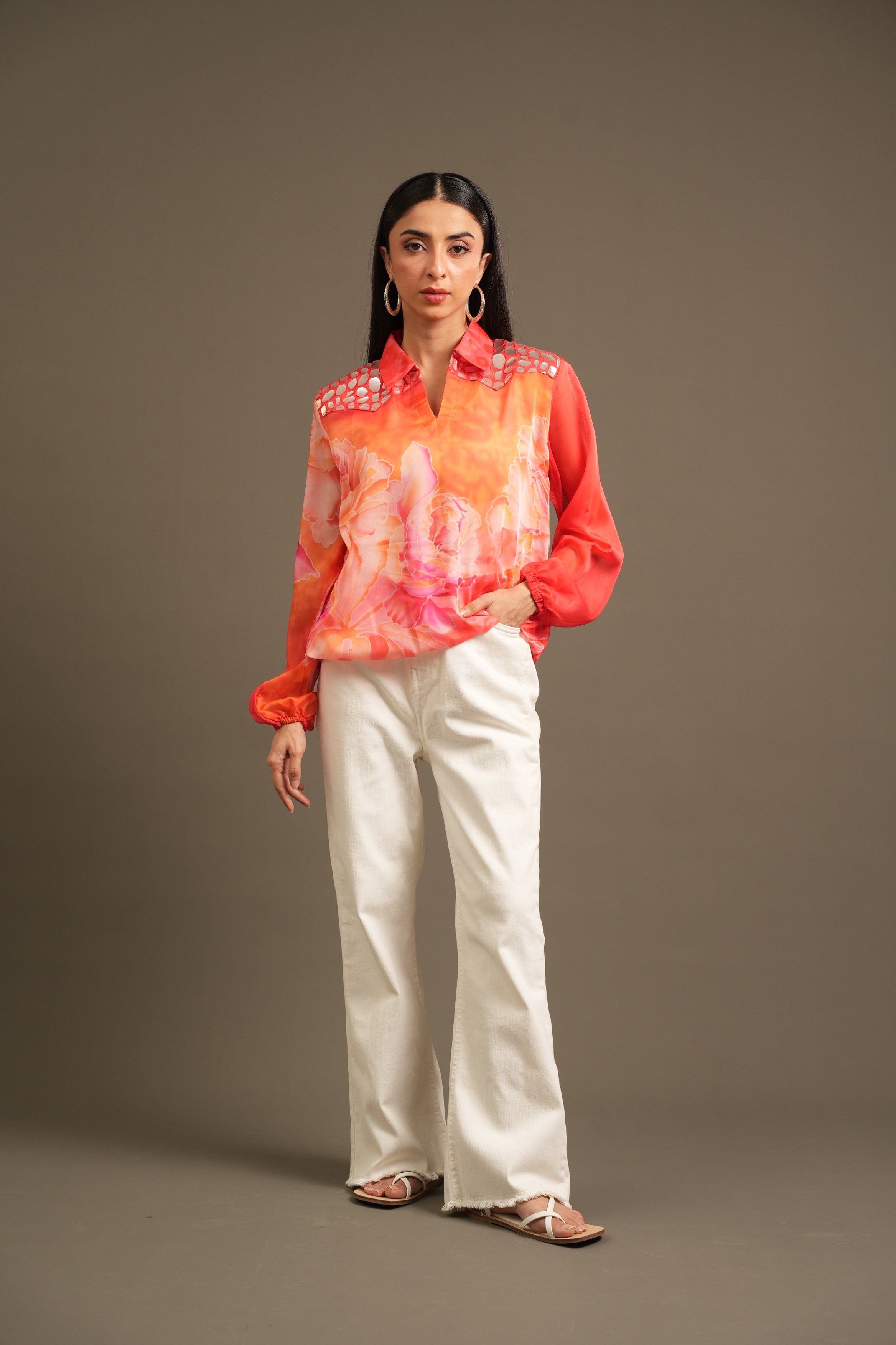 Contemporary Western Blouse