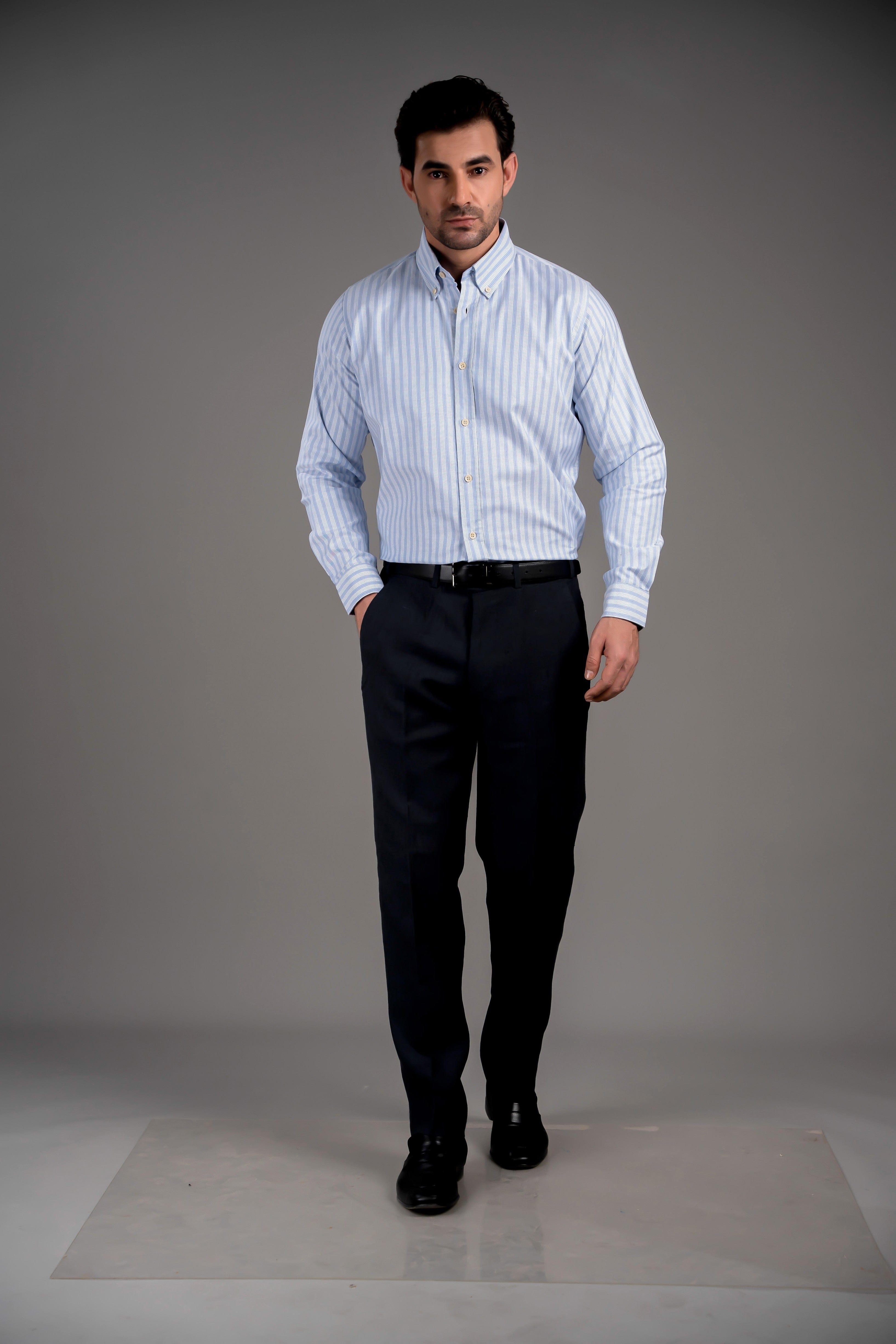 Button Down Stripe Shirt