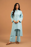Minimal Sky Blue Co-Ord