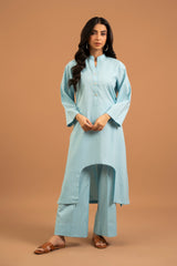 Minimal Sky Blue Co-Ord