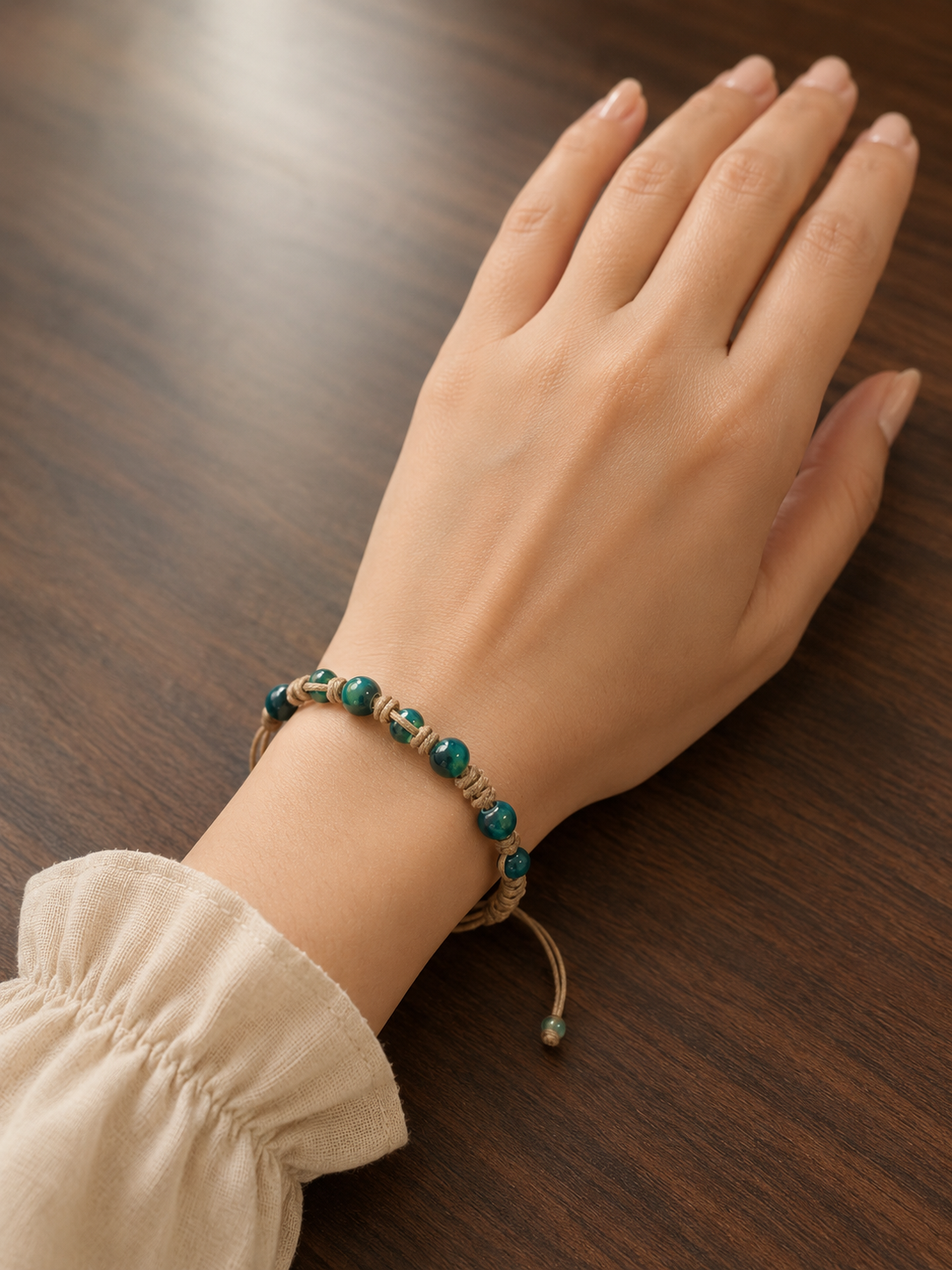 Boho Ceramic Bead Bracelet