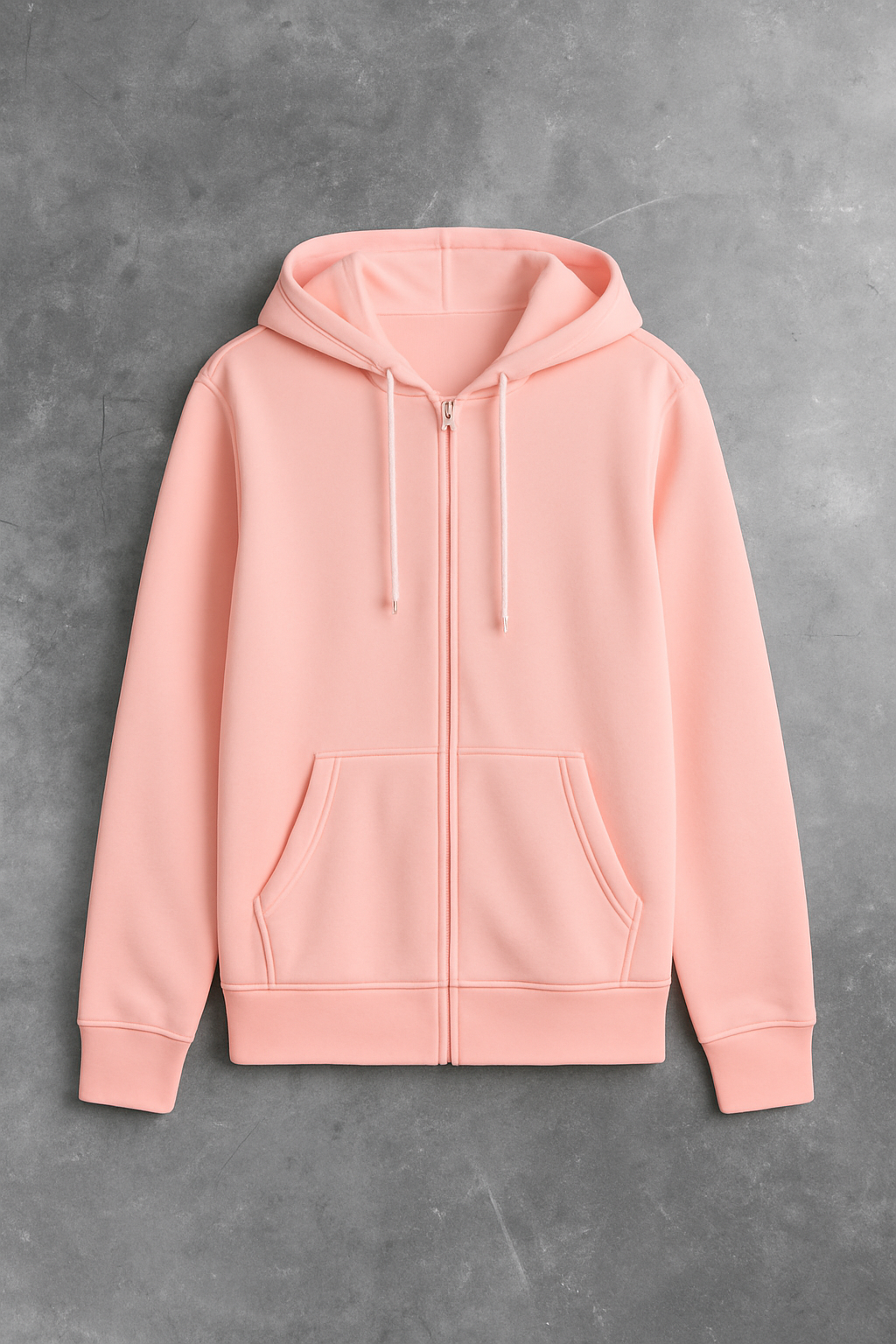 Heavy Zip Front Hoodie