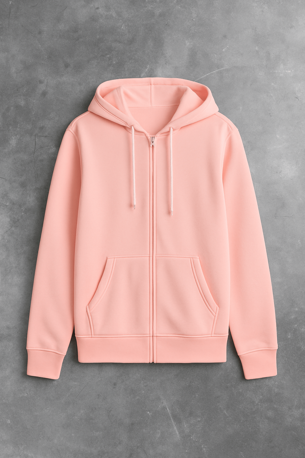 Heavy Zip Front Hoodie