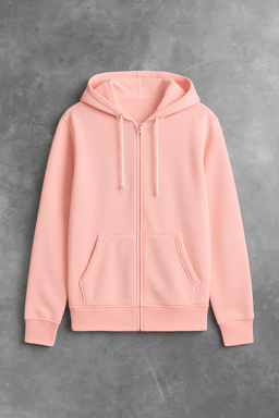 Heavy Zip Front Hoodie