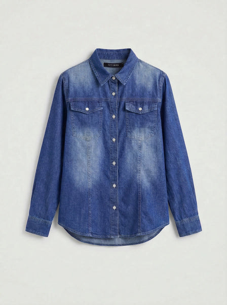 Classic Washed Denim Shirt
