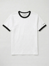 White & Black Ringer Tee