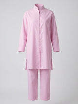 Soft Pink Striped Kurta Set