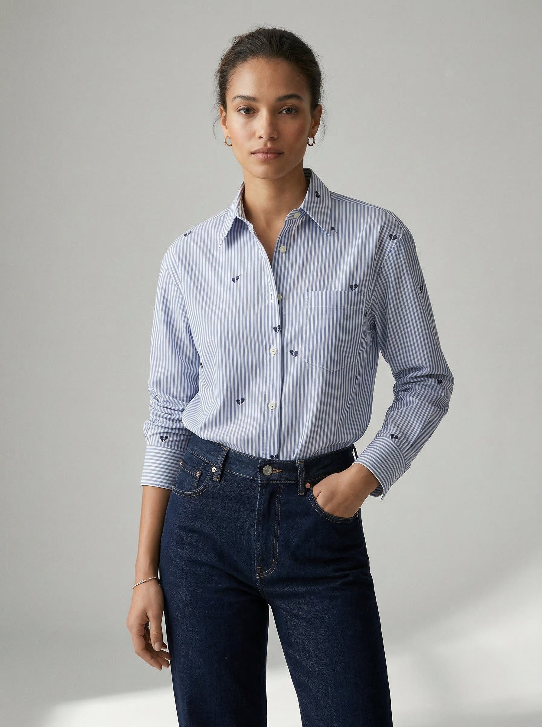 Striped Printed Shirt