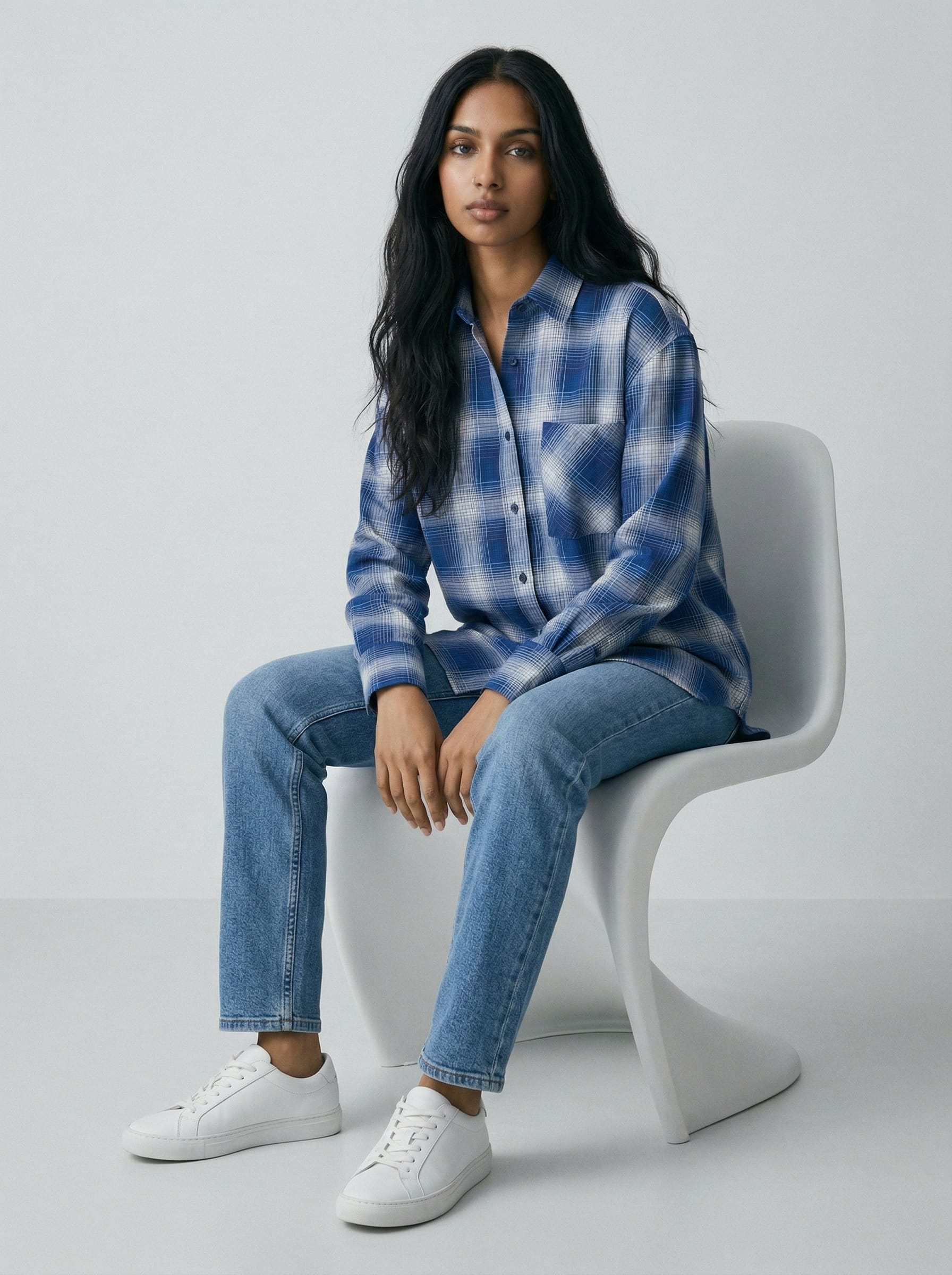 Classic Blue Check Shirt