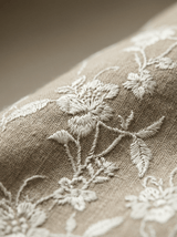 Embroidered Linen Blazer