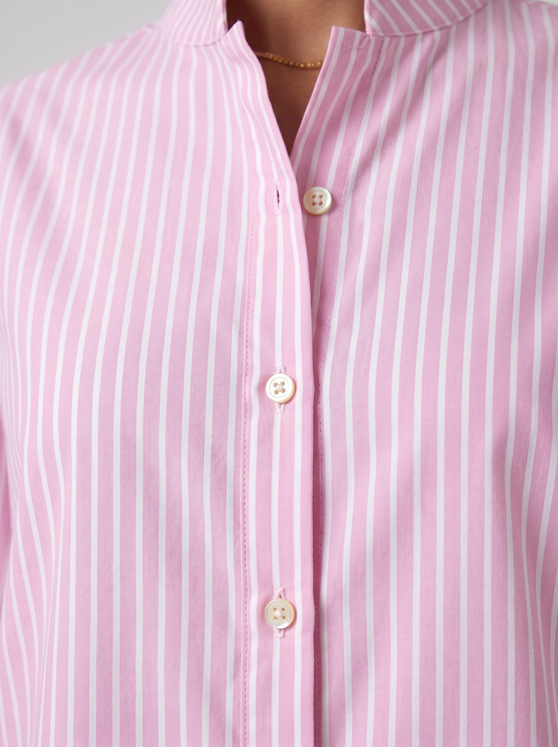 Soft Pink Striped Kurta Set