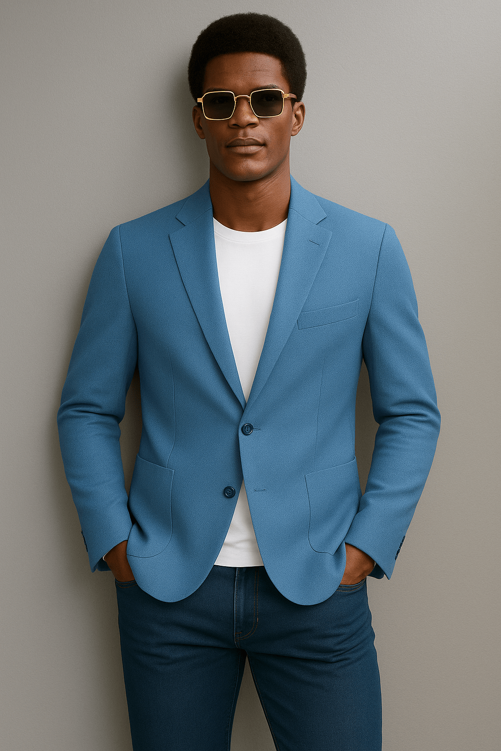 Men's Denim Sports Jacket