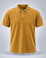 Men's 100% cotton pique polo in iridescent effect