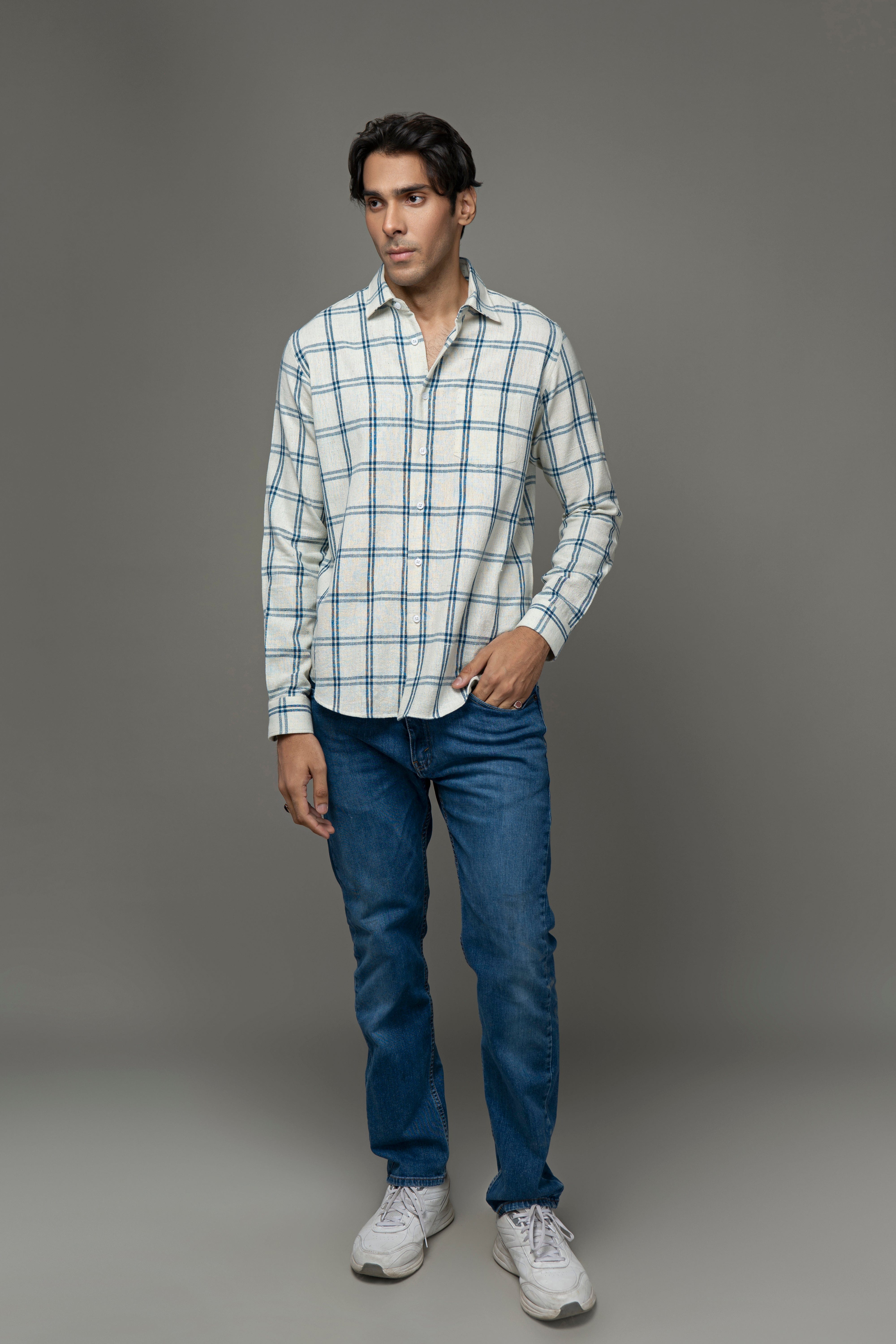Cotton/linen Shirt