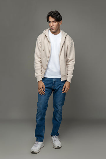 Heavy Zip Front Hoodie