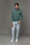 Pullover Cotton Blend Hoodie