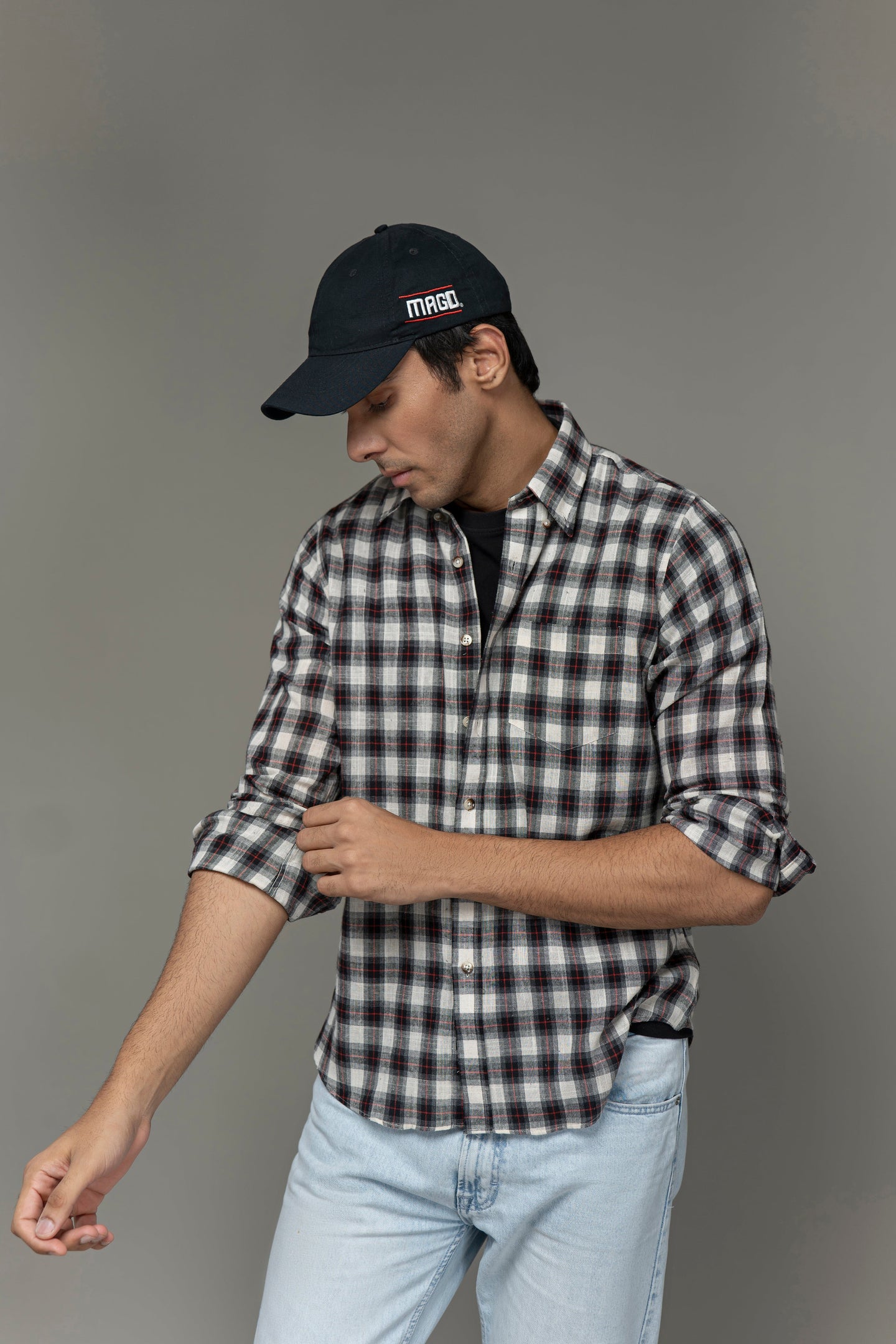 Cotton/linen Button Down Shirt