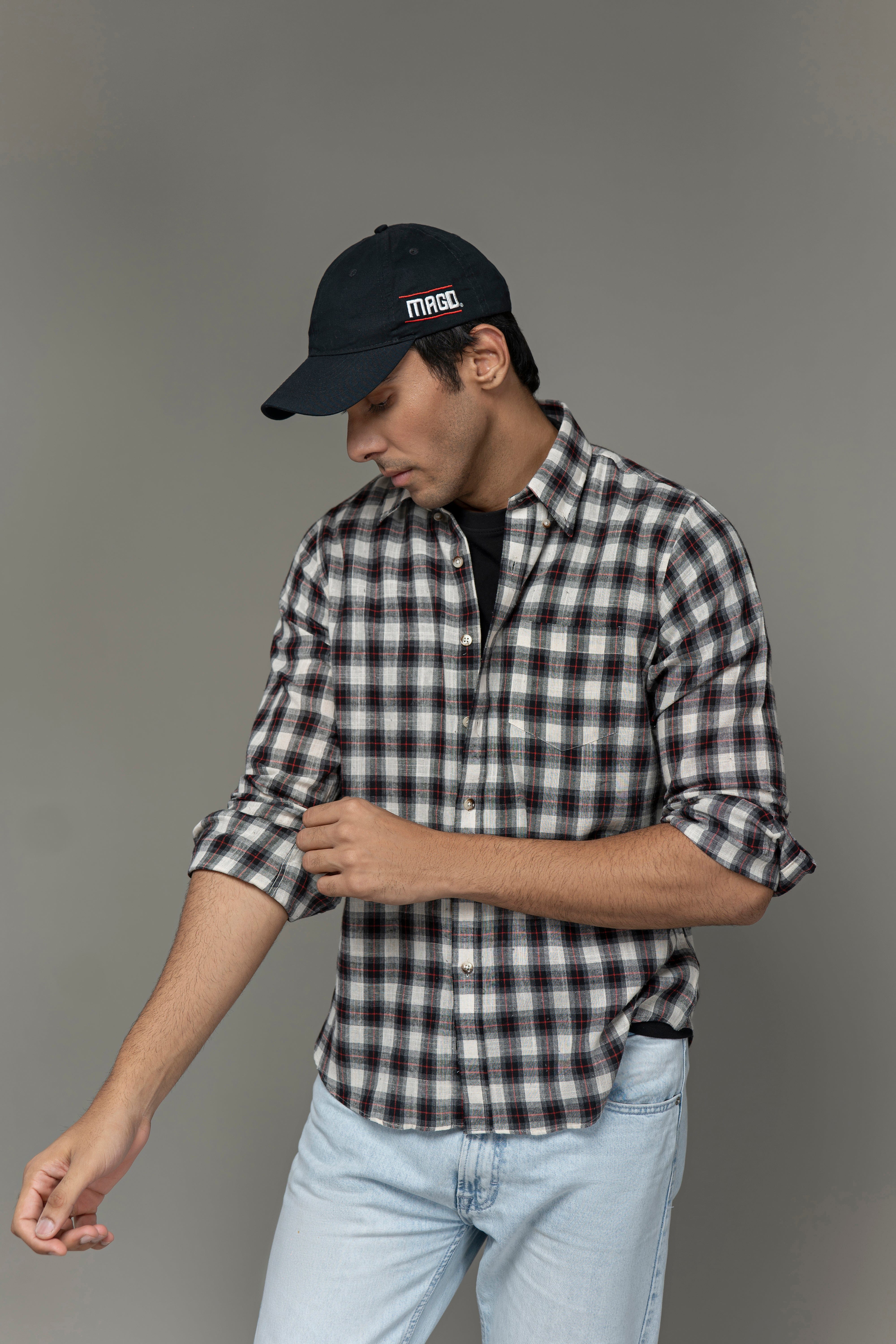 Cotton/linen Button Down Shirt