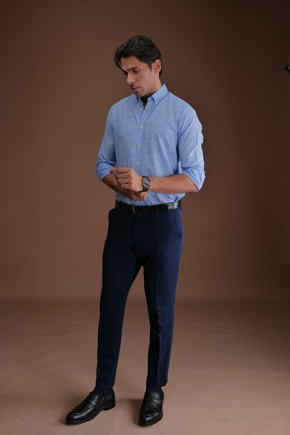 Yarn Dye Cotton Slub Shirt