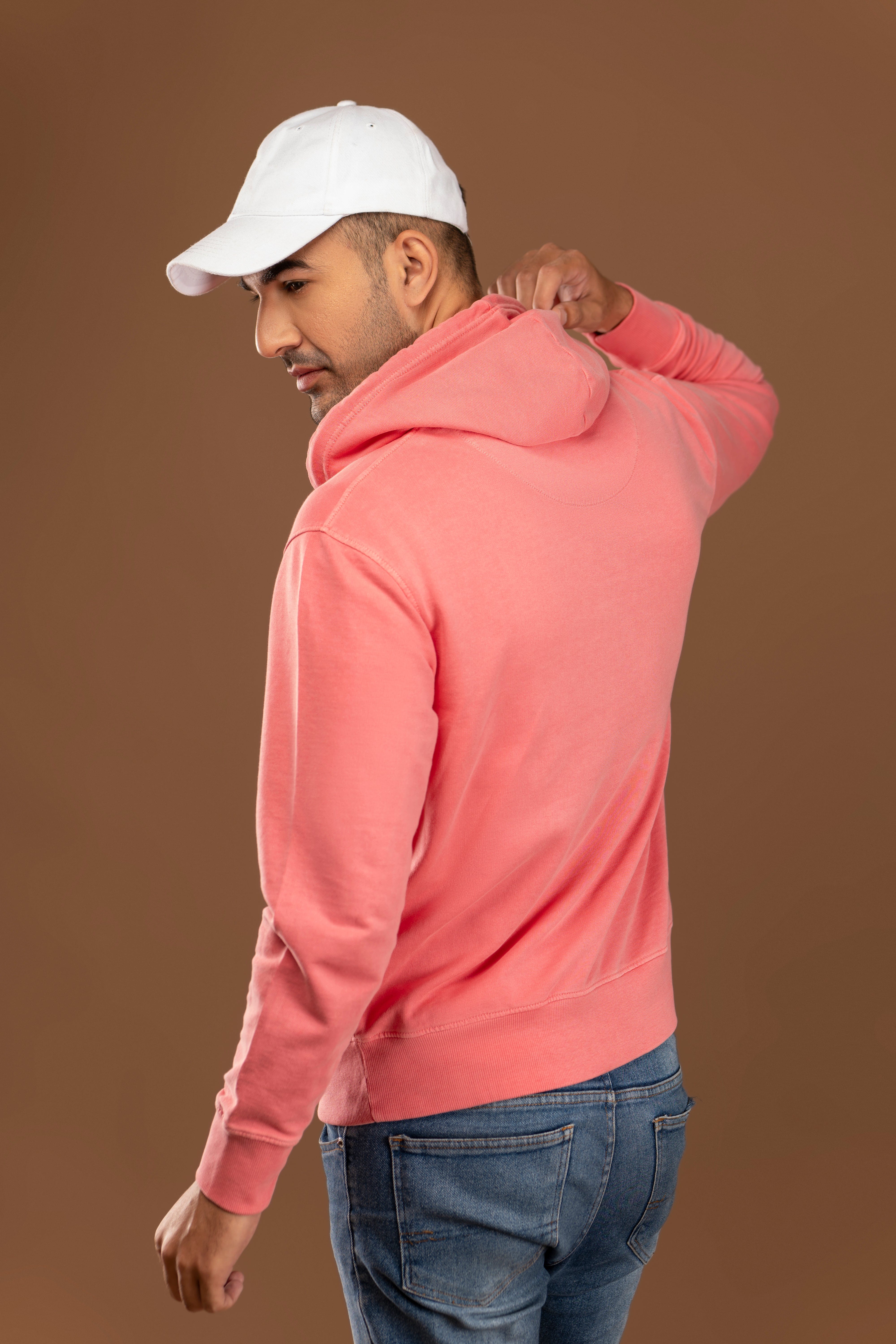 Pullover Cotton Blend Hoodie