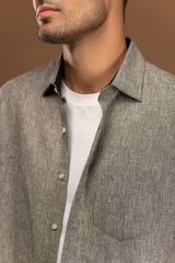 Yarn Dye Linen Shirt