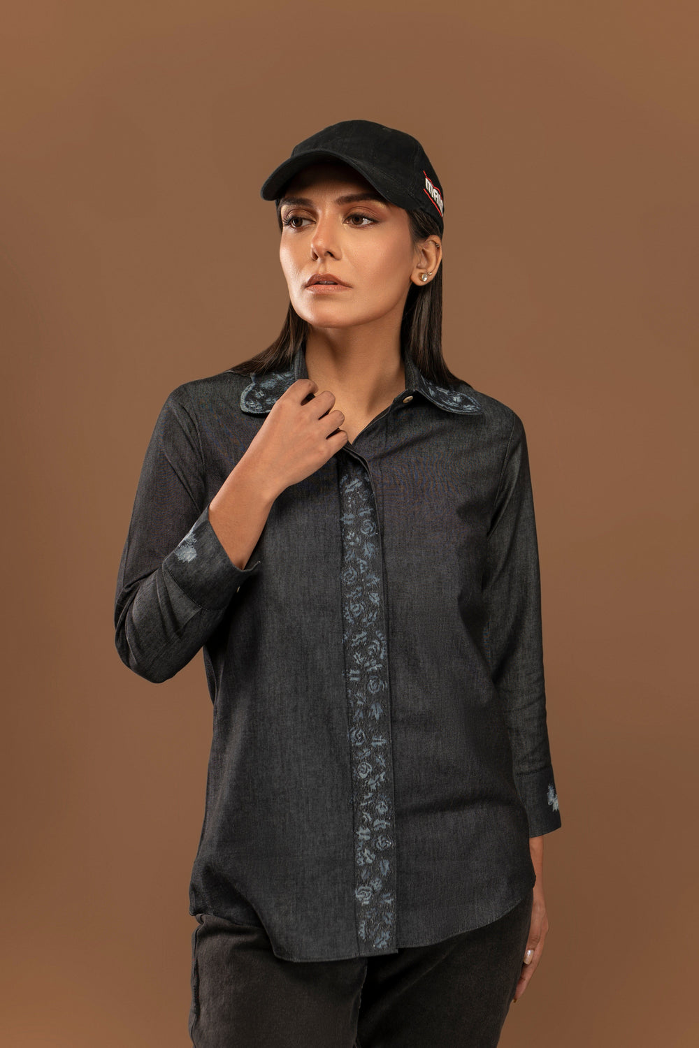 Special Effect Denim Top