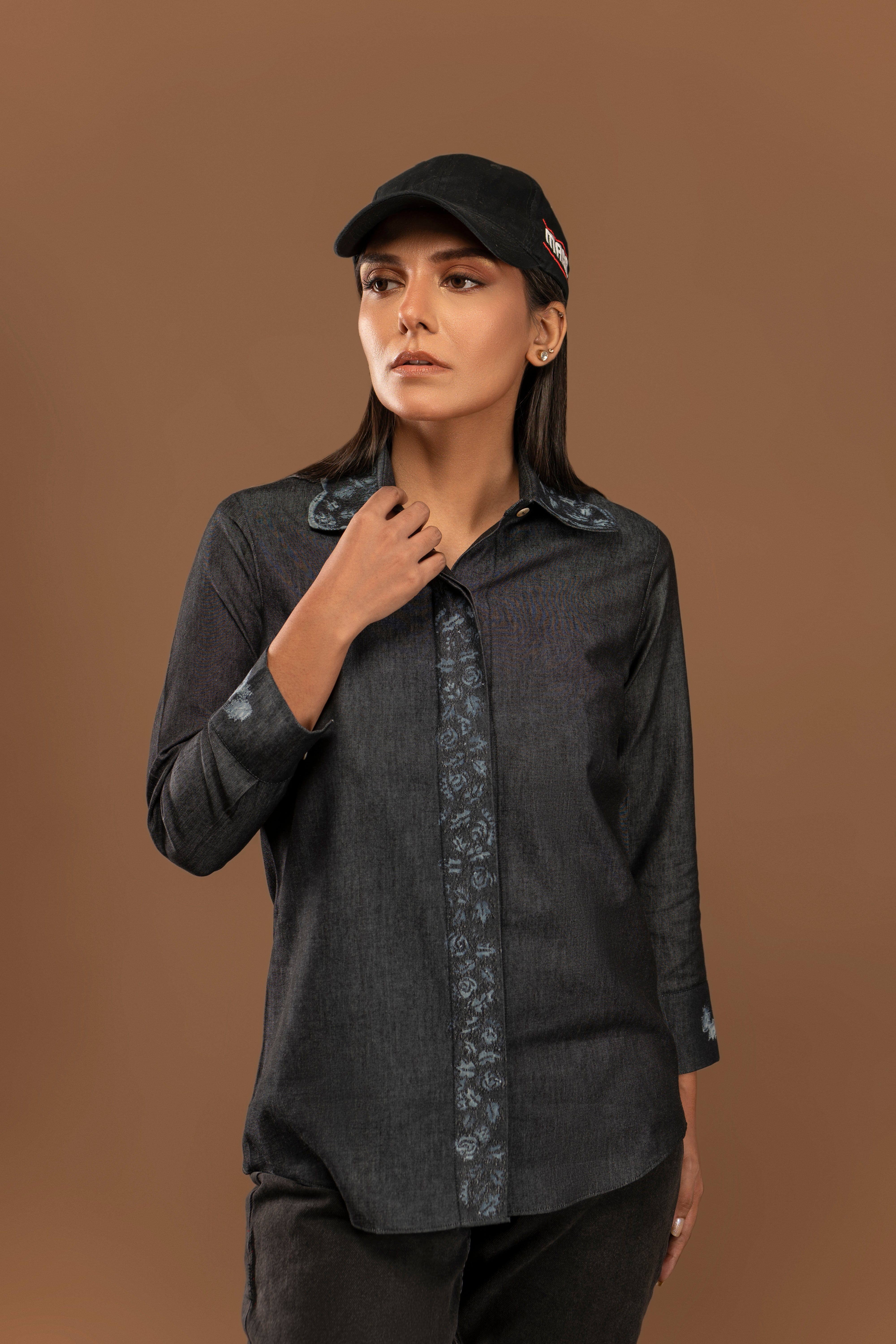 Special Effect Denim Top