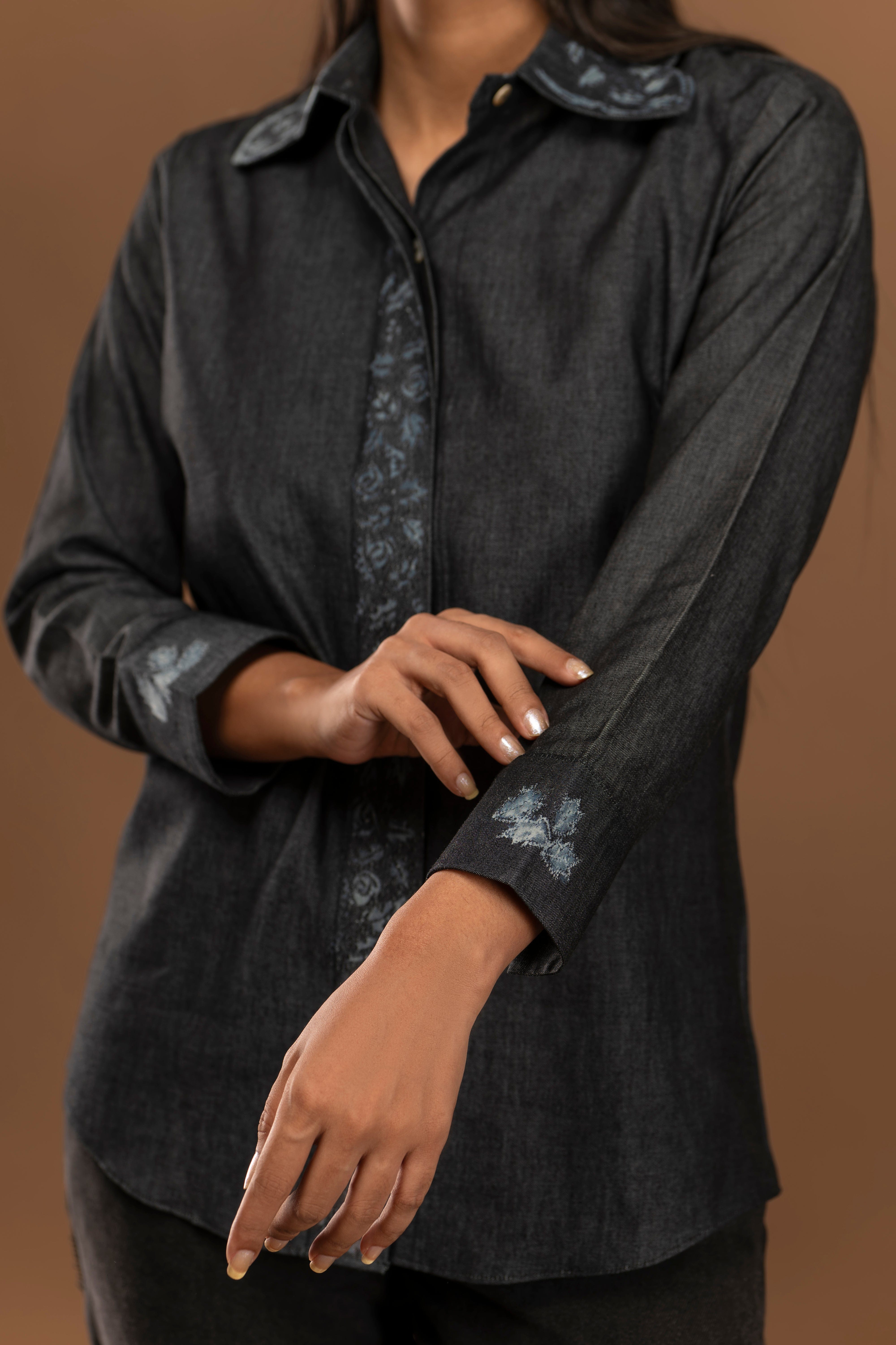 Special Effect Denim Top