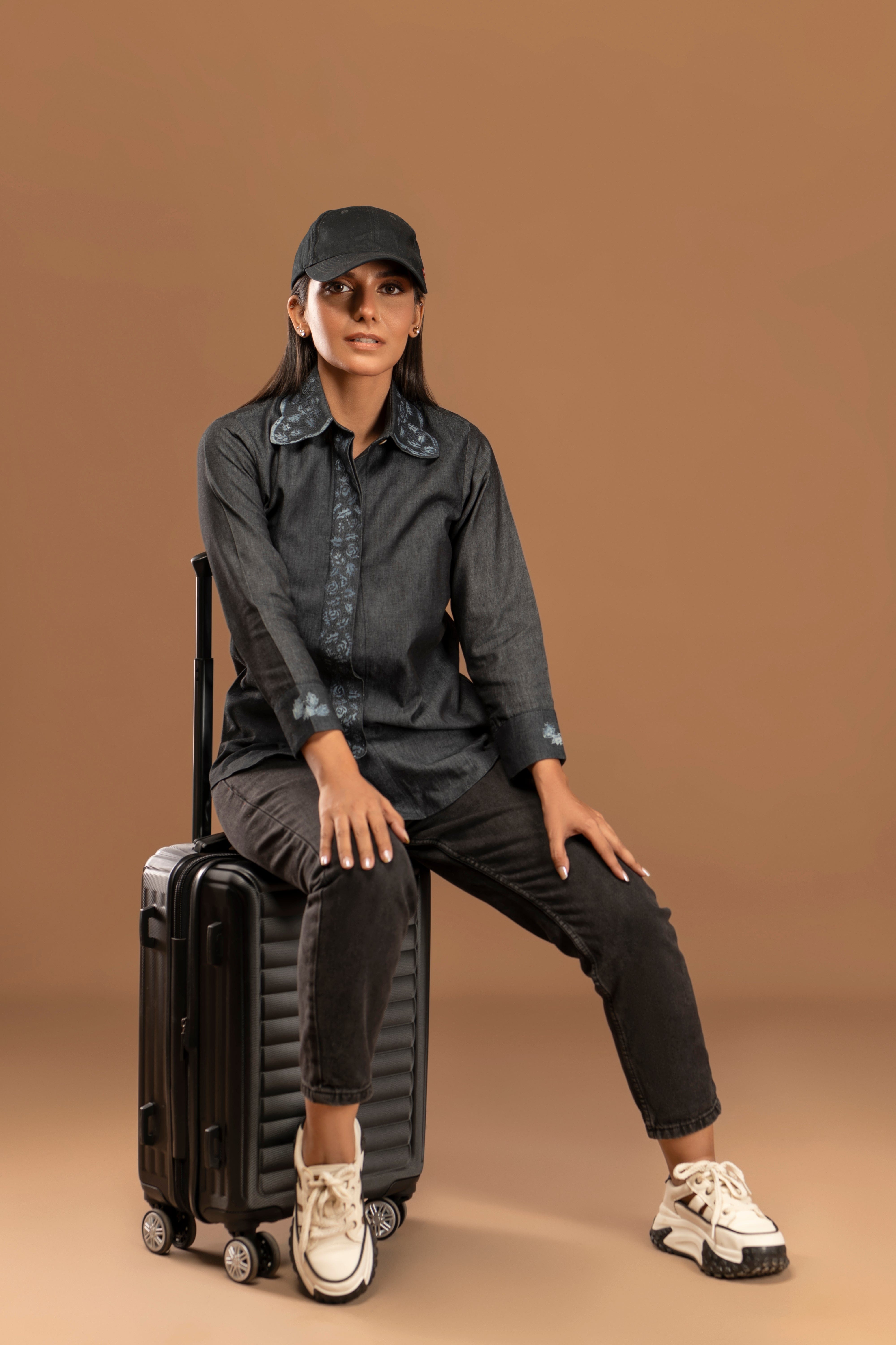 Special Effect Denim Top