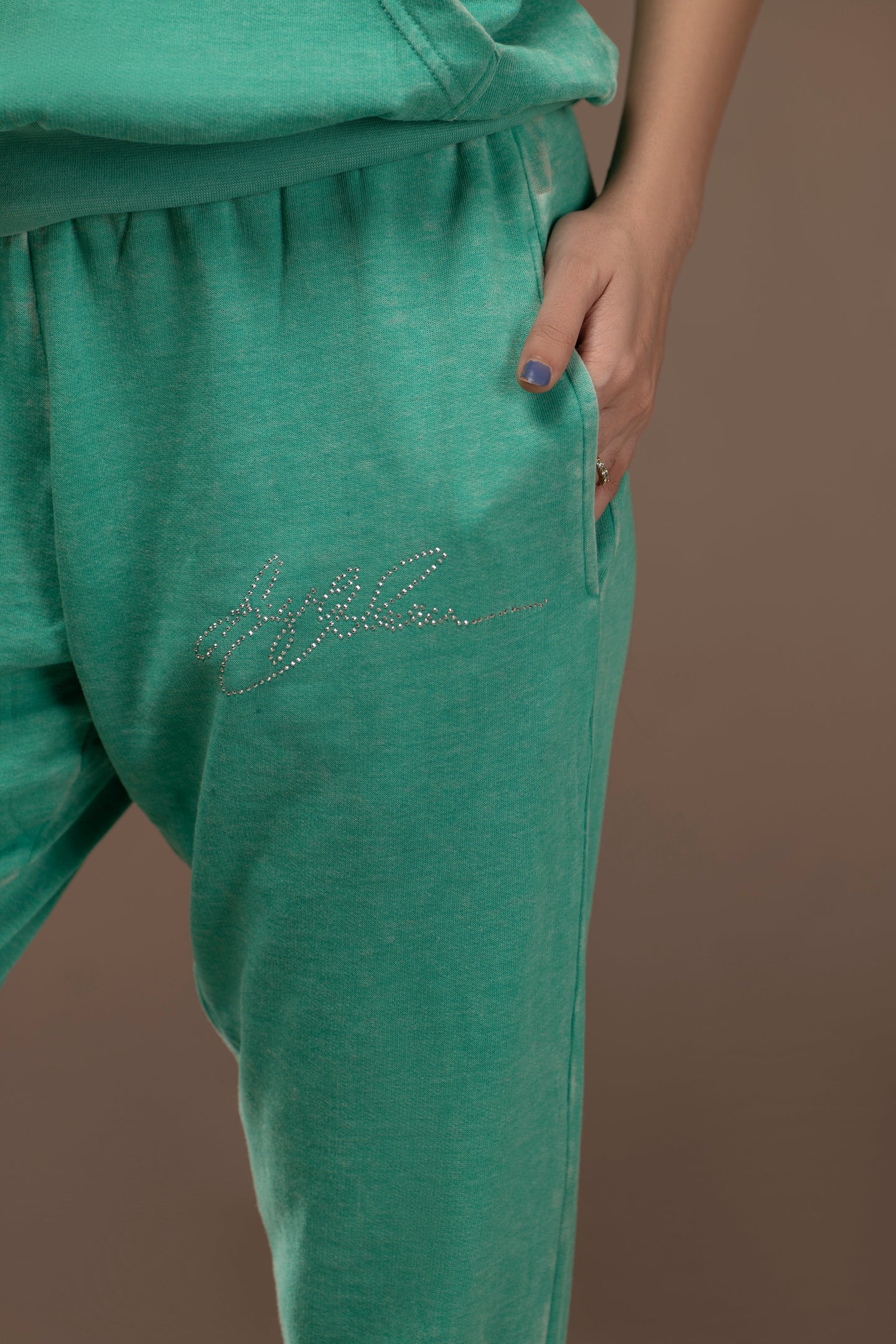 Light Fleece Hoody With Pant Set