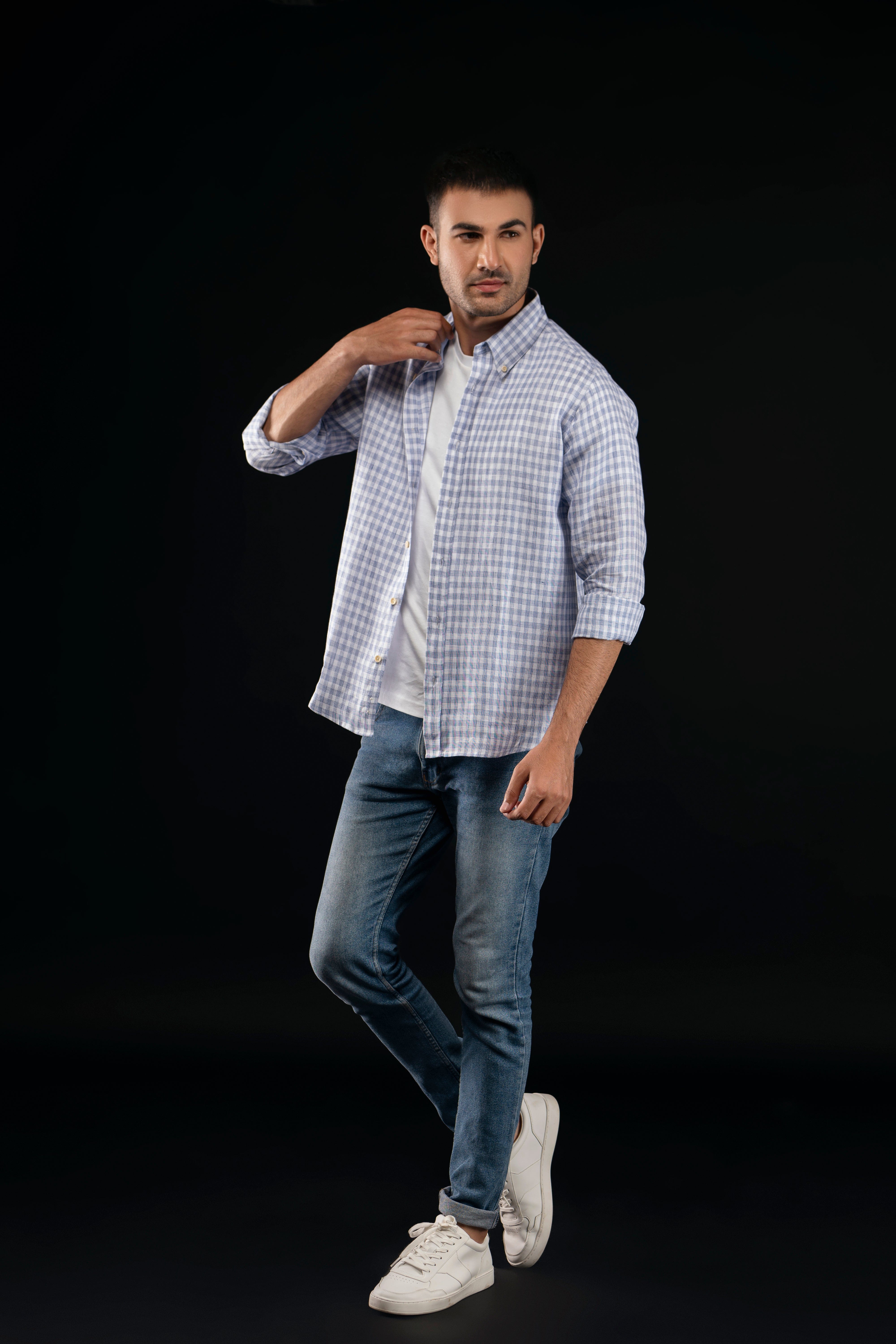 Yarn Dye Cotton Slub Shirt