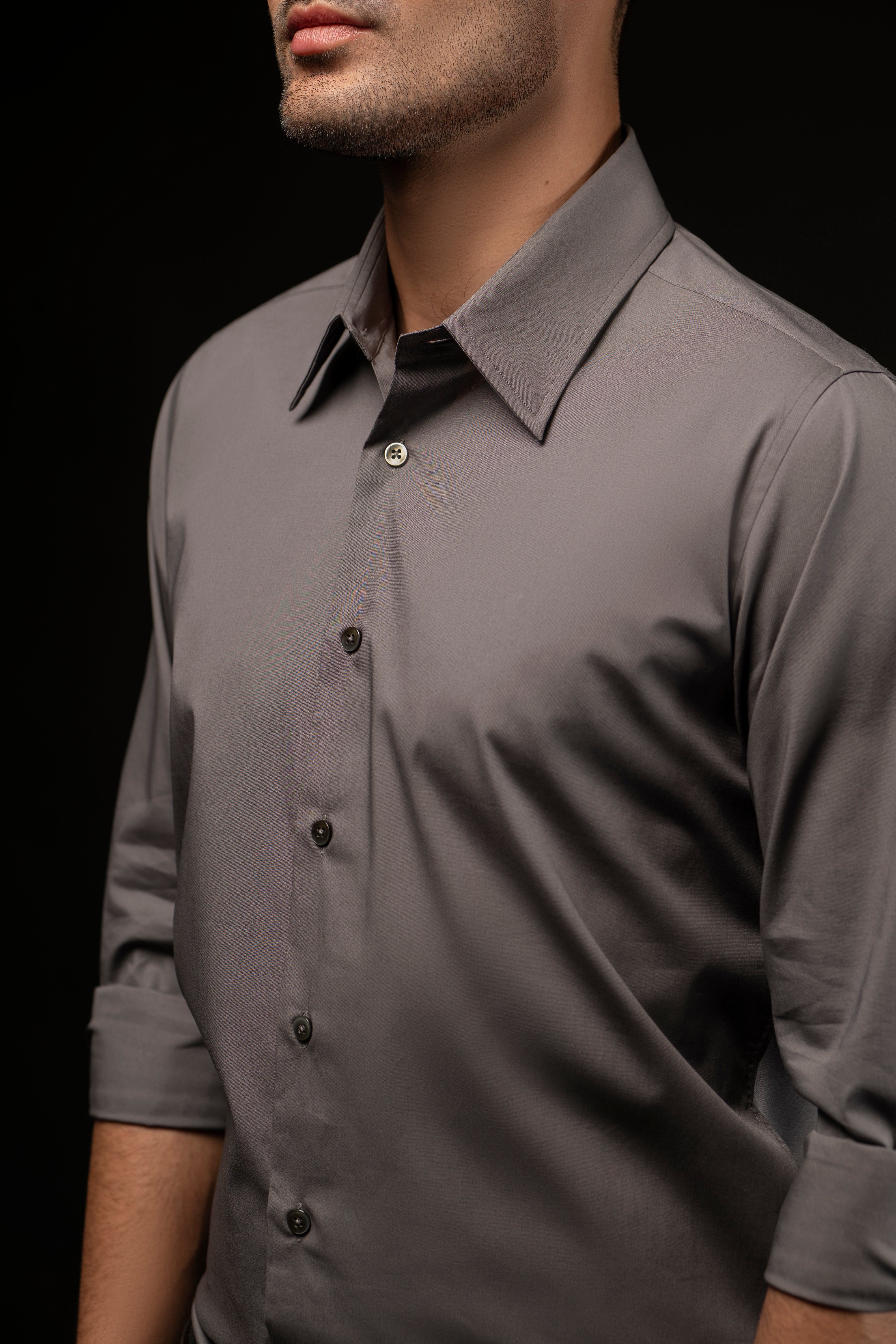Cotton Poplin Dress Shirt