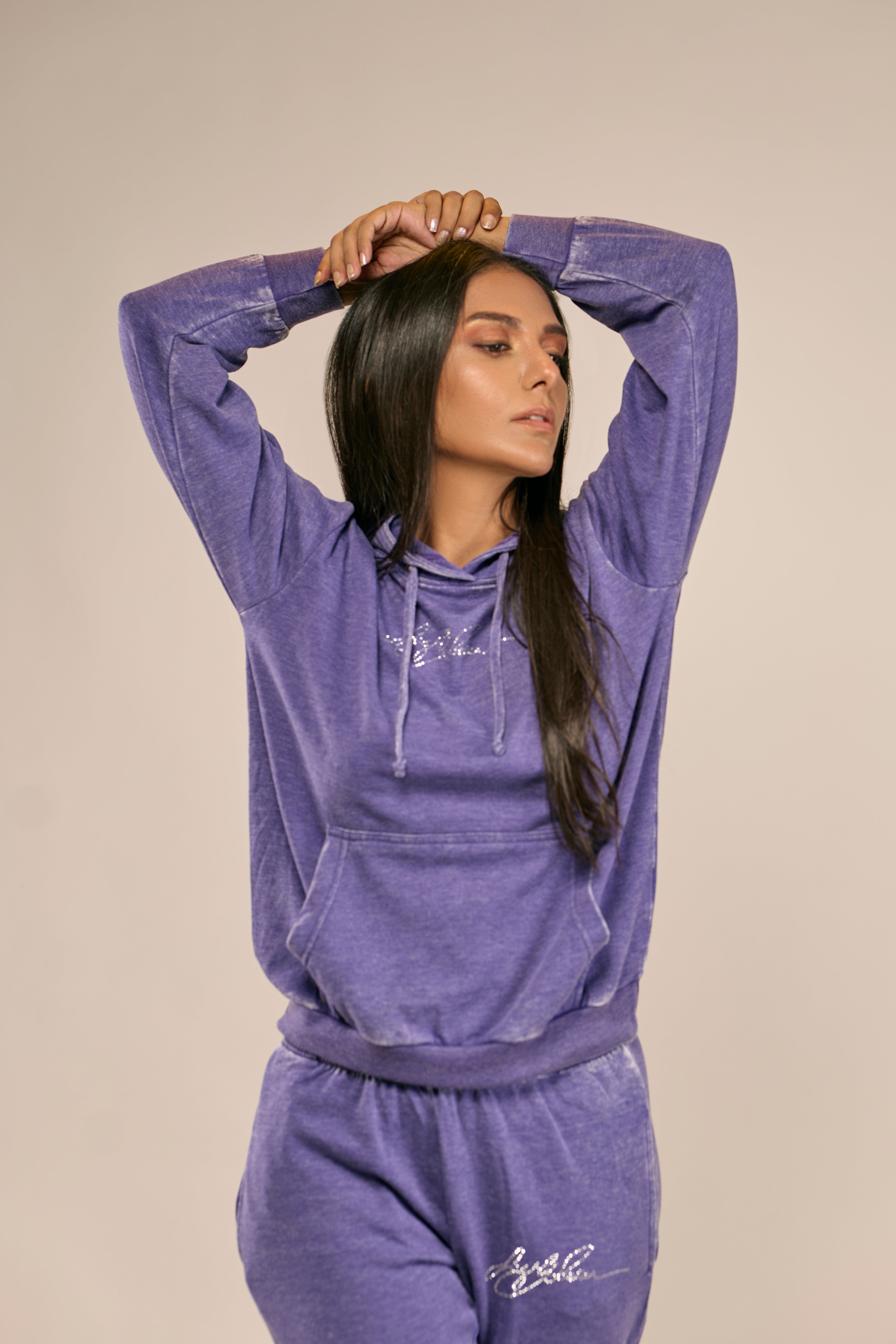 Light Fleece Hoody With Pant Set