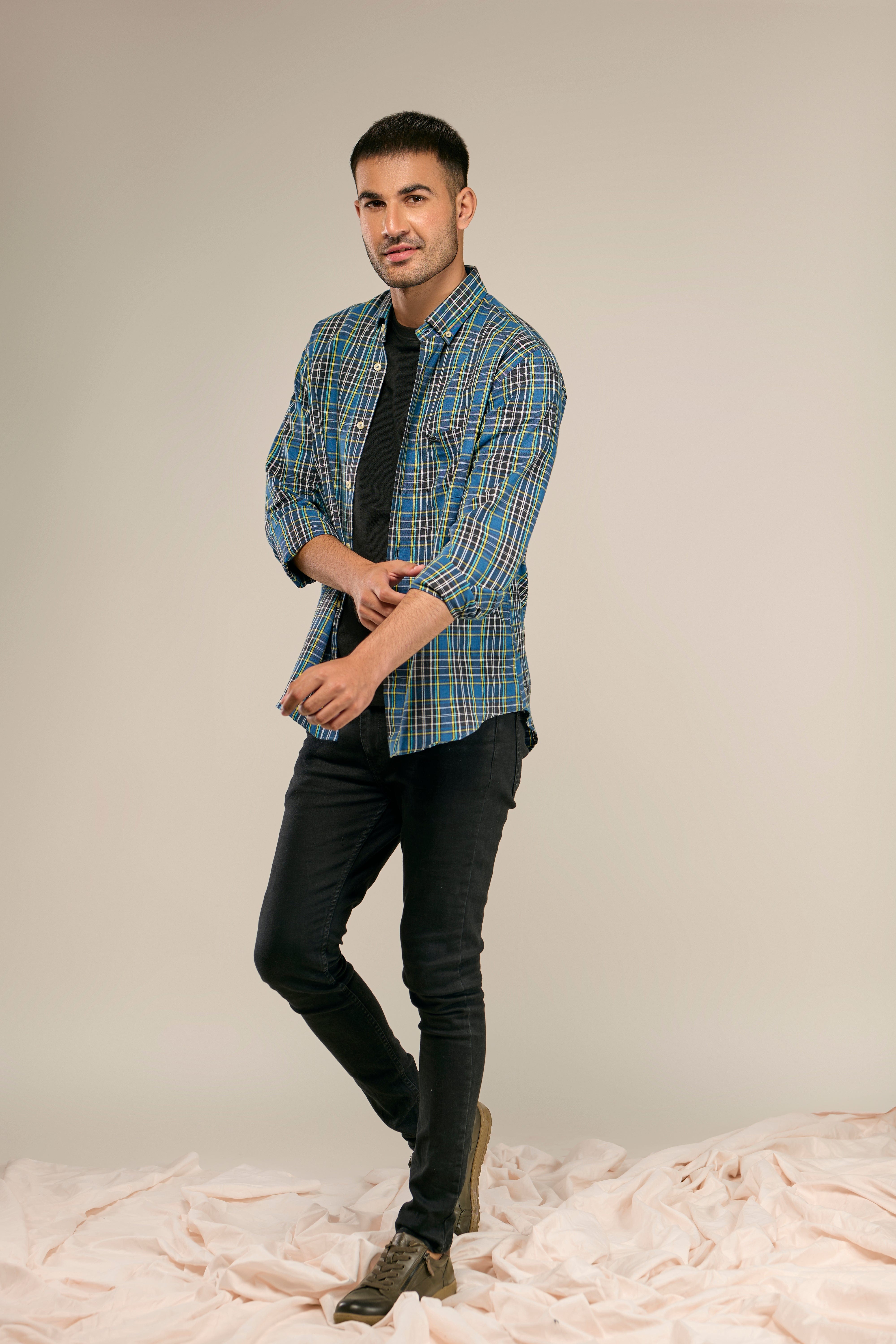 Cotton Yarn Dyed Shirt