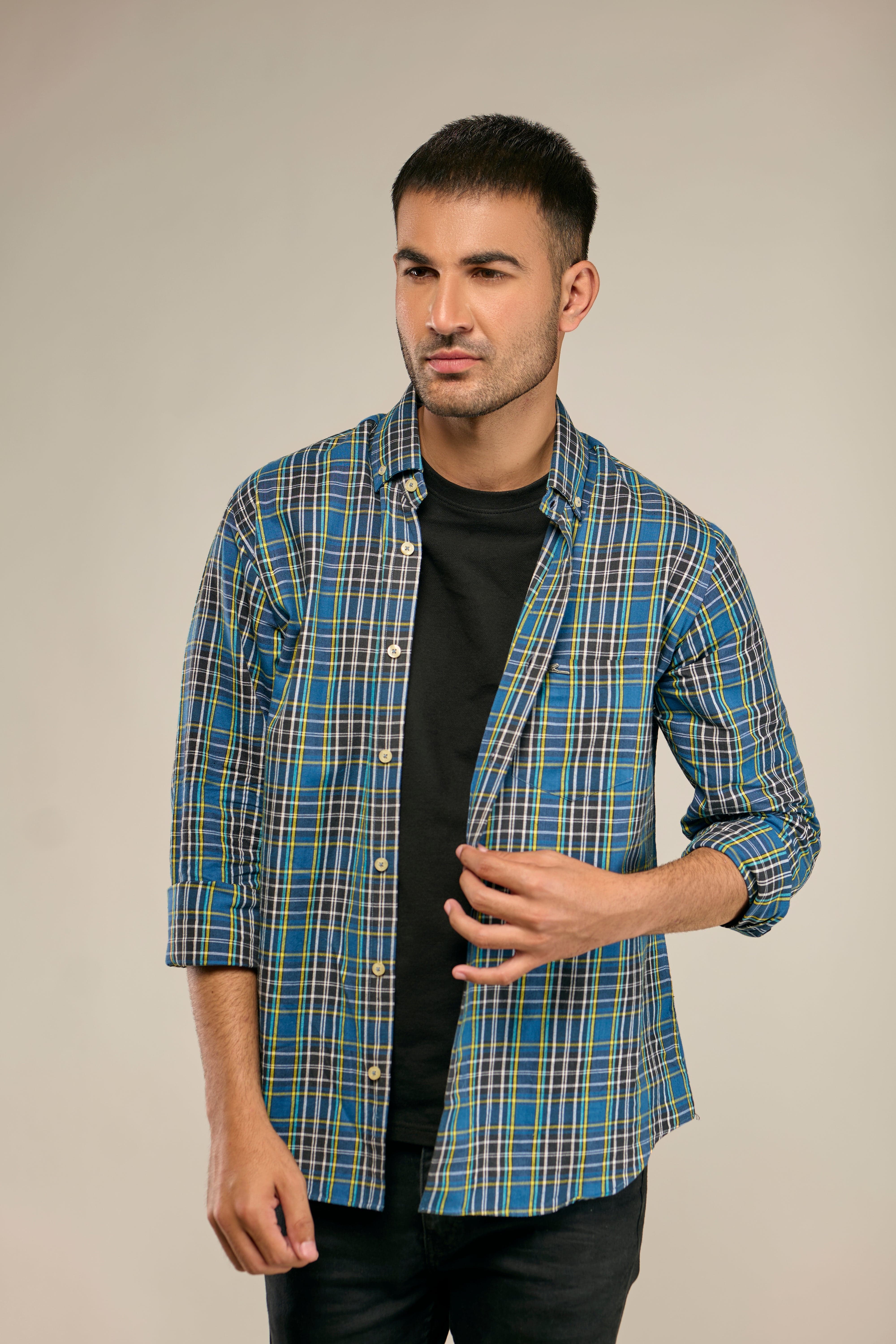 Cotton Yarn Dyed Shirt