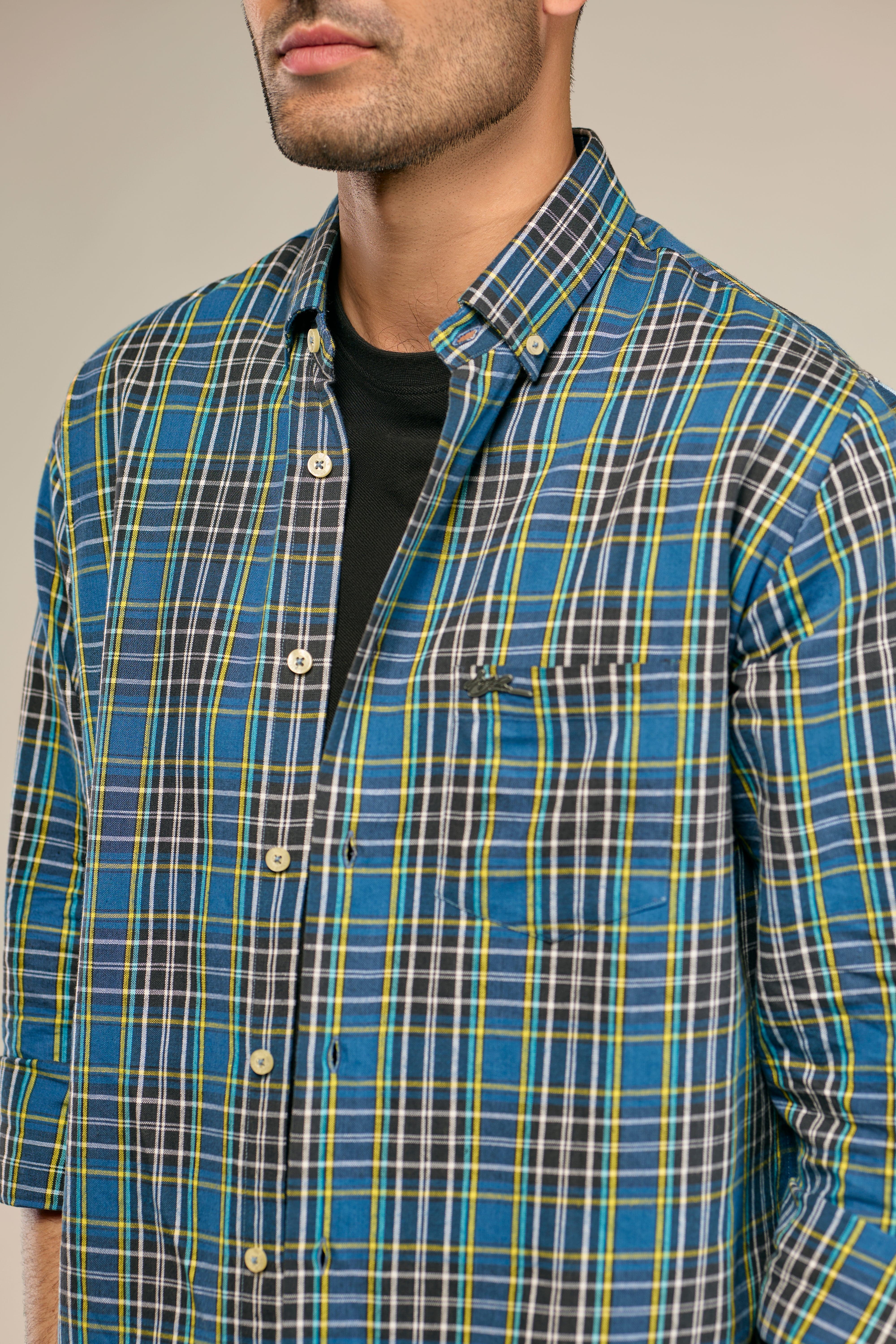 Cotton Yarn Dyed Shirt